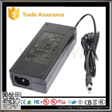 Adaptateur cc adaptateur classe 2 transformateur 12v 8a 96w avec CE UL / cUL GS FCC